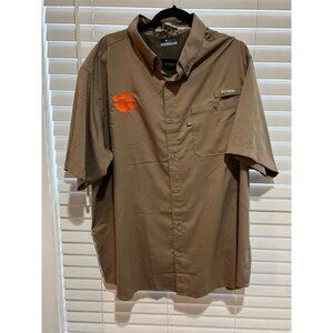 Columbia PHG Clemson Tigers Button Up Shirt - Size‎ XXL